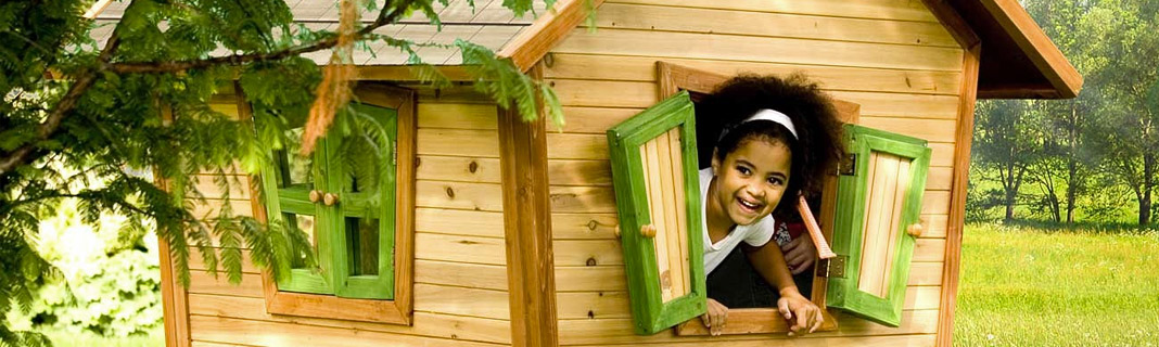 cabane en bois enfant